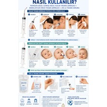 Wenzhou Papağan Ağızlı Gümüş Ağızlı Kulak Yıkama Şırıngası + Bebekler Için Sinüs Yıkama Şırıngası+ 250 ml Yıkama Serumu