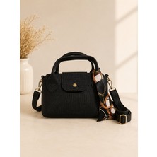 Zeydila Noir Mini Elegance Kadın El ve Omuz Çantası