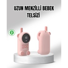Herşey Trend Uzun Menzilli Bebek Telsizi 1-3 Km Çekim 22 Kanal LCD Ekran Vox Şarjlı