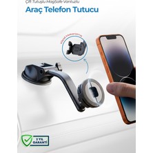 Kensa Çift Tutuşlu Magsafe 360° Ayarlanabilir Araç Içi Telefon Tutucu