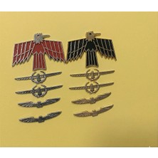 Lina Oto Aksesuar 10 Adet Metal Fındık Arma Bantlı