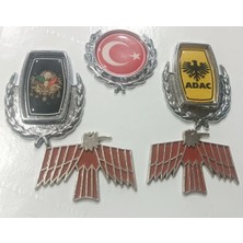 Lina Oto Aksesuar 5 Adet Orta Boy Metal Arma Bantlı
