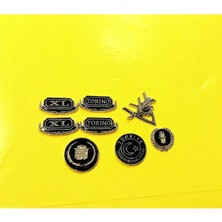 Lina Oto Aksesuar 8 Adet Metal Arma Bantlı
