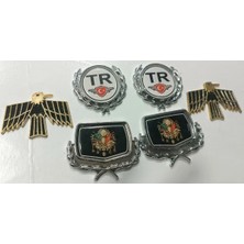 Lina Oto Aksesuar 6 Adet Orta Boy Metal Arma Bantlı