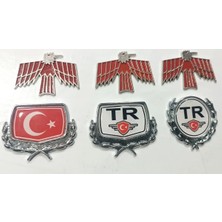 Lina Oto Aksesuar 6 Adet Metal Arma Bantlı