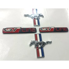 Lina Oto Aksesuar 4 Adet Metal Arma Bantlı
