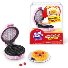 Mini Brands Magic Cook Kitchen Waffle Makinesi Mini Mutfak Seti Çalışan Minyatür Oyuncak 3+