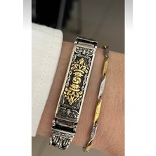 Bentini Uzakdoğu Varja Figürlü Gümüş Bileklik
