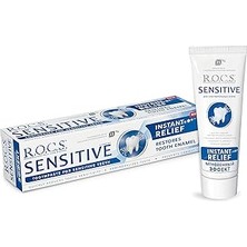 Uravas Store R.o.c.s. Rocs Sensitive Instant Relief - Anında Ferahlık Florürsüz Diş Macunu 75 ml