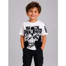 Ugly Duck Black Panther T-Shirt - Beyaz