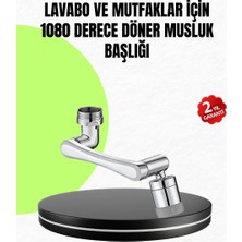 Herşey Trend 2 Modlu 1080° Dönebilen Musluk Başlığı Esnek 3 Eklemli Hareketli Tasarım