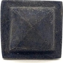 Antika Tarz Dekoratif Pirinç Flanşlı Piramit Kabara - 29 Mm, Oksit