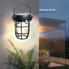 Uravas Store Fithome OR-T66 Hareket Sensörlü Su Geçirmez Solar Bahçe Aydınlatma Duvar Lambası