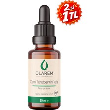 Olarem Essence Çam Terebentin Yağı (Pinus Pinaster) Uçucu Yağ 30 ml Damlalıklı Cam Şişe