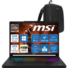 MSI Msı Crosshaır 16 Max Hx E2WGXK-043TR Intel Core Ultra 9-275HX Aı 32GB Ddr5 2tb Ssd+2tb SSD 8GB/RTX5070 115W 16 Inç Qhd+ (2560 x 1600) Oled, 165hz WINDOWS11HOME Gaming Laptop ZW043TRH14+ZETTAÇANTA