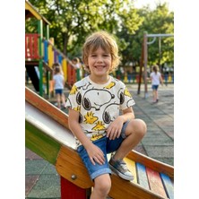 Ugly Duck 05-14 Yaş Snoopy T-Shirt - Ekru