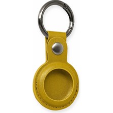 Uravas Store Airtag Anahtarlık Deri Kılıf - Sarı