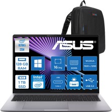Asus Expertbook P3 G1 P3606CCA Intel® Core™ Ultra 5 225H Aı 128GB Ddr5 1tb SSD  Intel® Graphics 16.0-Inch, Wuxga (1920 x 1200) 300NITS WIN11PRO Bilgisayar U516512G1DP38+ZETTAÇANTA