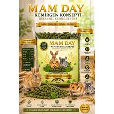 Mam Day Premium Yonca Peleti Kemirgen Yemi Tavşan, Chinchilla, Ginepig, Hamster Yemi 1 Kg.
