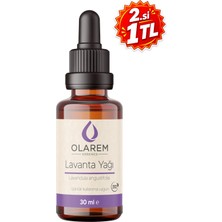 Olarem Essence Lavanta Yağı (Lavandula Angustifolia) Yoğun Esans Yağı 30 ml Damlalıklı Cam Şişe