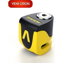 Auvray Mini Alarmlı Disk Kilidi 5,5 mm - Vespa, Scooter ve Motosiklet Uyumlu
