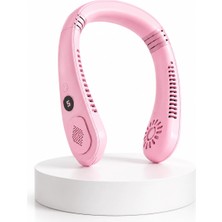 Aydogan's Pembe Boyun Fanı Sessiz Çalışan USB Şarjlı Taşınabilir Kişisel Serinletici