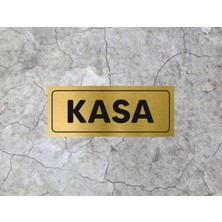 Kasa Yazısı Gold Renk Arkası Yapışkanlı (20CM x 8cm )