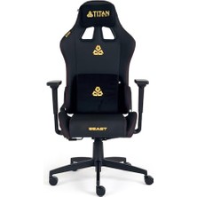 Titanseat Beast Leather Gold Deri Oyuncu Koltuğu Dayanıklı ve Performans Odaklı Tasarım