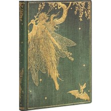 Paperblanks  Sert Kapak Defter - Olive Fairy - Midi - Çizgili