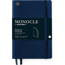 Leuchtturm 1917 LEUCHTTURM1917 x Monocle Limited Edition Defter B6,  Yumuşak Kapak, 128 Noktalı Sayfa Navy 363361