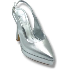 Desire Shoes Desire 8702-26 Simli Deri Platform Topuk Kadın Ayakkabı (11,5cm)