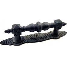 Herşey Trend Antika Tarz Dekoratif Pirinç Ağır Kapı Çekme Kolu - Küçük, 215X40 Mm, Oksit