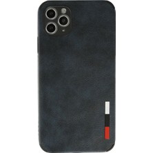 Drop Tedarik Apple Iphone 11 Pro Max Kılıf Loop Deri Silikon - Lacivert