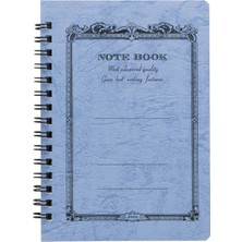 Apica CD Twin Ring A6 Defter Wisteria Çizgili