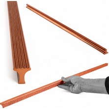 Badem10 Foça Bronz Mobilya Kulp 992 mm 1 Adet Uzun Metal Çekmece Dolap Kapak Gardırop Kulp Modeli