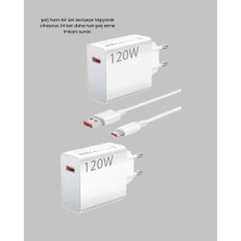 Uravas Store 120W Usb-C Şarj Adaptörü Süper Hızlı Şarj Güç Kaynağı Seti