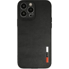 Drop Tedarik Apple Iphone 13 Pro Max Kılıf Loop Deri Silikon - Siyah