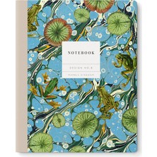 Ohh Deer Kaleido Tasarımı B5 64 Sayfa Ince Kapak Çizgili Defter Marble Pond Life Exercise Book 12218