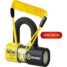 Auvray Mini Extrem Alarmlı Disk Kilidi - Sra Onaylı, Üst Düzey Güvenlik