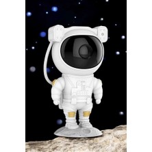 Herşey Trend Astronot Bluetooth Hoparlör Gökyüzü Projektör Gece Lambası