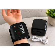 Eco Lounge Türkçe Konuşan Şarjlı Bilekten Dijital Tansiyon ve Nabız Ölçüm Cihazı LCD Ekranlı