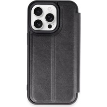 Drop Tedarik Apple Iphone 14 Pro Max Kılıf Flip Cover - Siyah