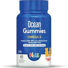Ocean Kids Gummies Omega 3 60 Çiğnenebilir Jel Form