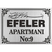 Apartman Isimliği Aparman Tabelası Apartman Kapı Isimliğiği Site Isimliği