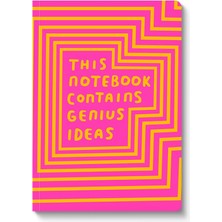 Ohh Deer Ashkahn Tasarımı A5 128 Sayfa Yumuşak Kapak Çizgili Defter This Notebook Contains Genius Ideas 10411