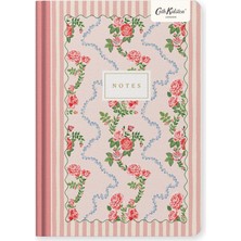 Ohh Deer Cath Kidston Tasarımı A5 192 Sayfa Sert Kapak Çizgili Defter Rose Flutter Stripe 13214
