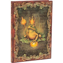 Paperblanks  Sert Kapak Defter - The Brothers Grimm, Frog Prince - Midi - Çizgili