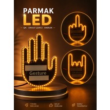 Nemere Parmak LED Amber Renkli Işık