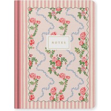 Ohh Deer Cath Kidston Tasarımı B6 192 Sayfa Sert Kapak Defter Rose Flutter Stripe 13173