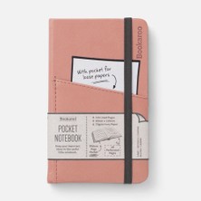 If Bookaroo Pocket (A6) Notebook Journal Çizgili Defter - Blush